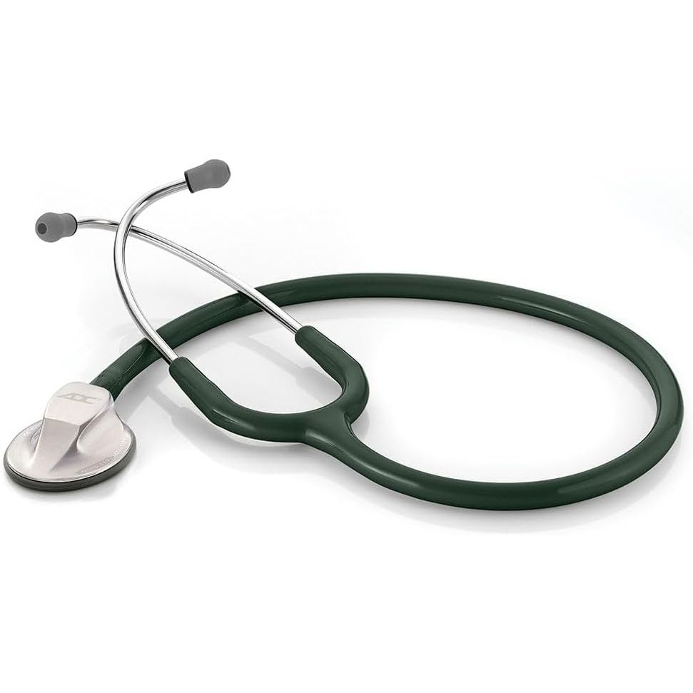 Buy now ADC Adscope 615 Platinum Sculpted Clinician Stethoscope with Tunable AFD Technology, Tactical Adult Dark Green at indiglob india