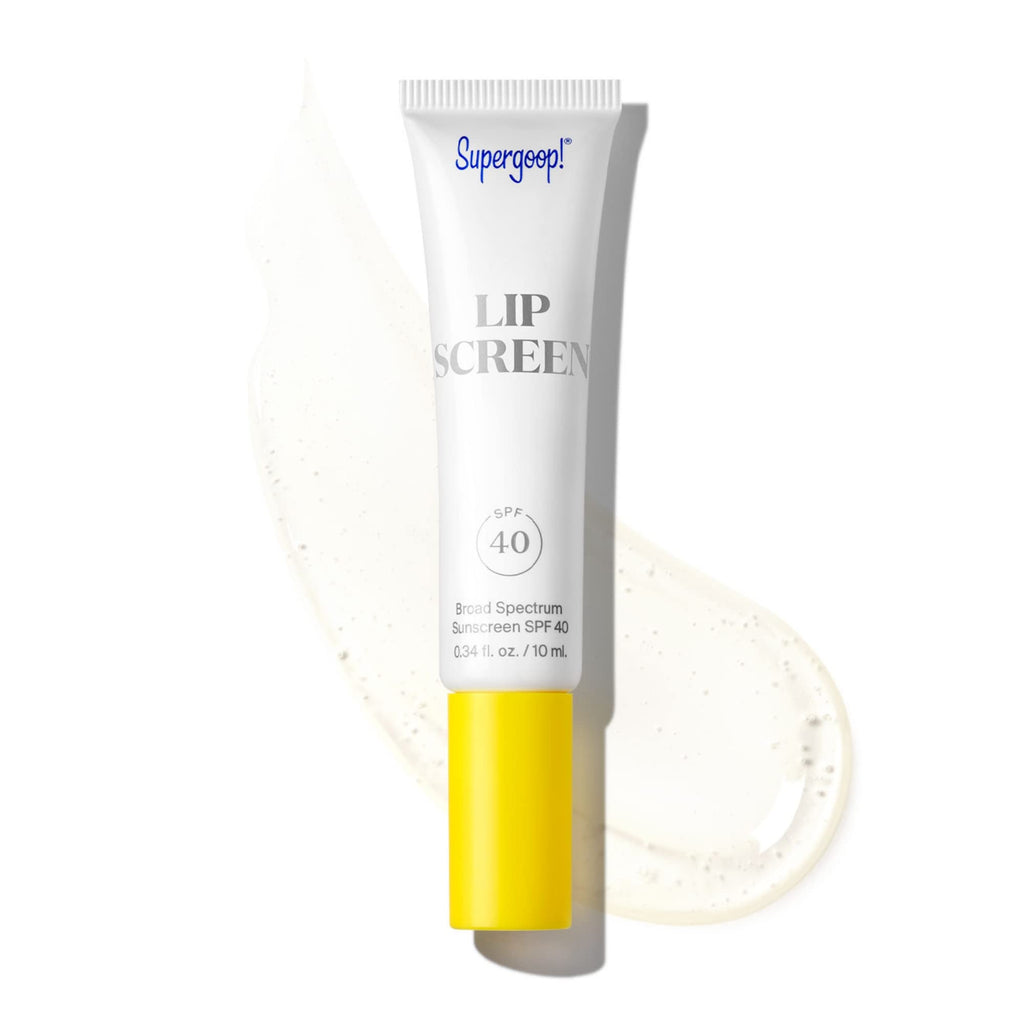 Buy now Supergoop! Lipscreen Shine SPF 40, 0.34 fl oz - Water-Resistant Clear Lip Gloss - Broad Spectrum SPF Lip Balm with Grape Seed Extract, Sunflower Seed Oil & Kelp Extract - Non-Sticky Formula at indiglob india