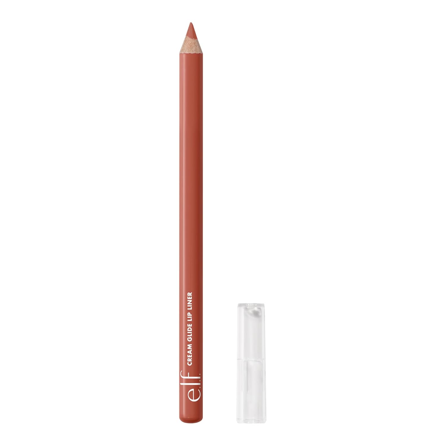 Buy now e.l.f. Cream Glide Lip Liner, Highly-Pigmented Pencil For Shaping & Sculpting Lips, Semi-Matte Finish, Vegan & Cruelty-Free, Baddest Beige Cinnamatic at indiglob india