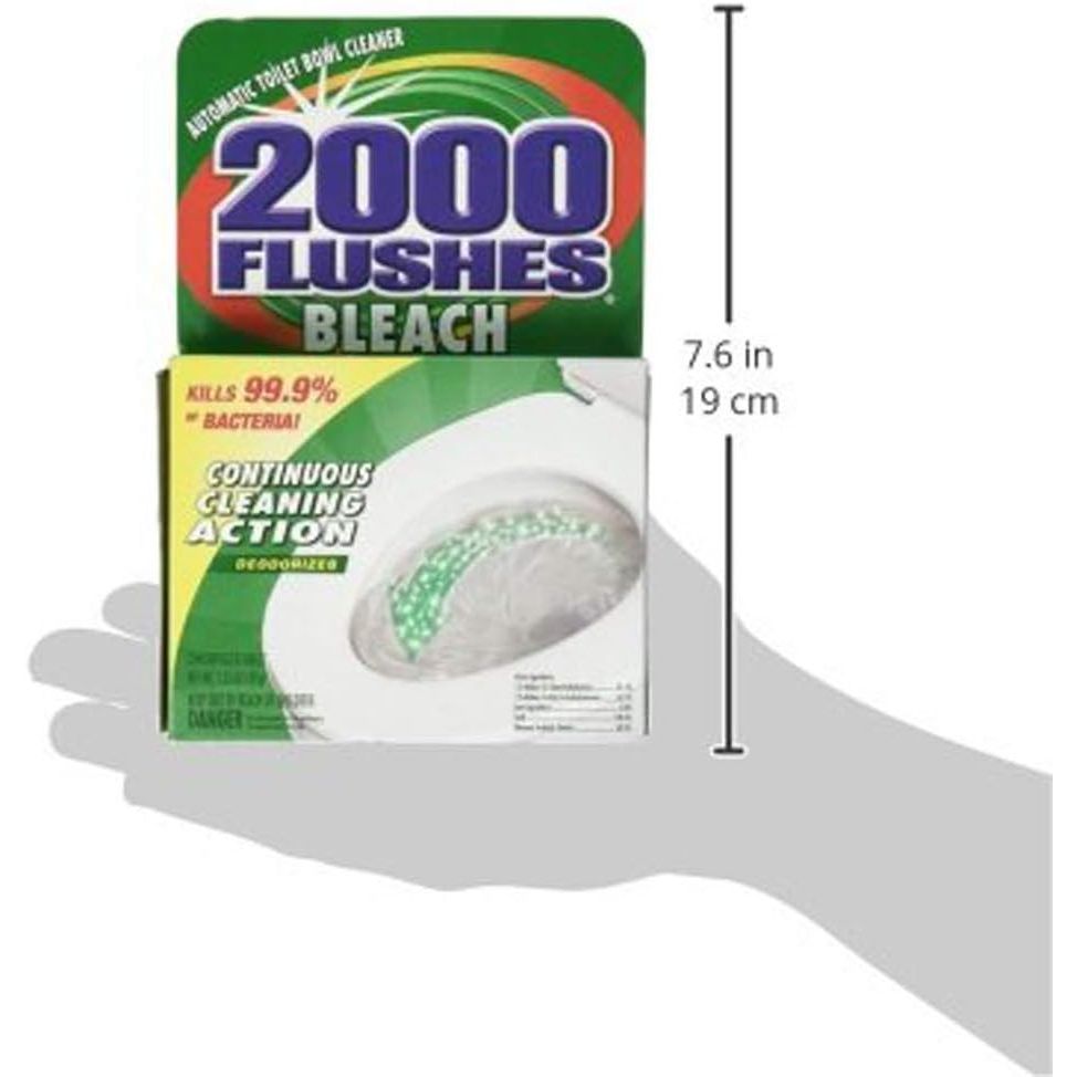 Buy now 2000 Flushes Blue Plus Bleach Automatic Toilet Bowl Cleaner, 1.25 OZ at indiglob india