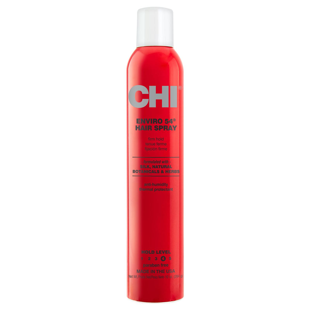 CHI Enviro 54 Hairspray, Natural Hold, Lightweight Spray to Finish & Secure A Variety of Hairstyles, Sulfate & Paraben-Free, 10 Oz