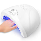 SUNUV UV LED Nail Lamp, Gel Light for Nail Polish UV Dryer SUNONE White | Professional Fast Curing Lamp for All Gel Polishes, 3 Timers, Auto Sensor, Removable Base, Home DIY Salon Tool, Ideal Gift