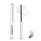 LA MAESII Lash Cluster Glue, 2 in 1 Lash Bond and Seal, Black Eyelash Glue | 10ml,Waterproof, Long Lasting 72H+, Latex Free, Quick Dry, for Sensitive Eyes,DIY at Home Use