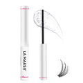 LA MAESII Lash Cluster Glue, 2 in 1 Lash Bond and Seal, Black Eyelash Glue | 10ml,Waterproof, Long Lasting 72H+, Latex Free, Quick Dry, for Sensitive Eyes,DIY at Home Use