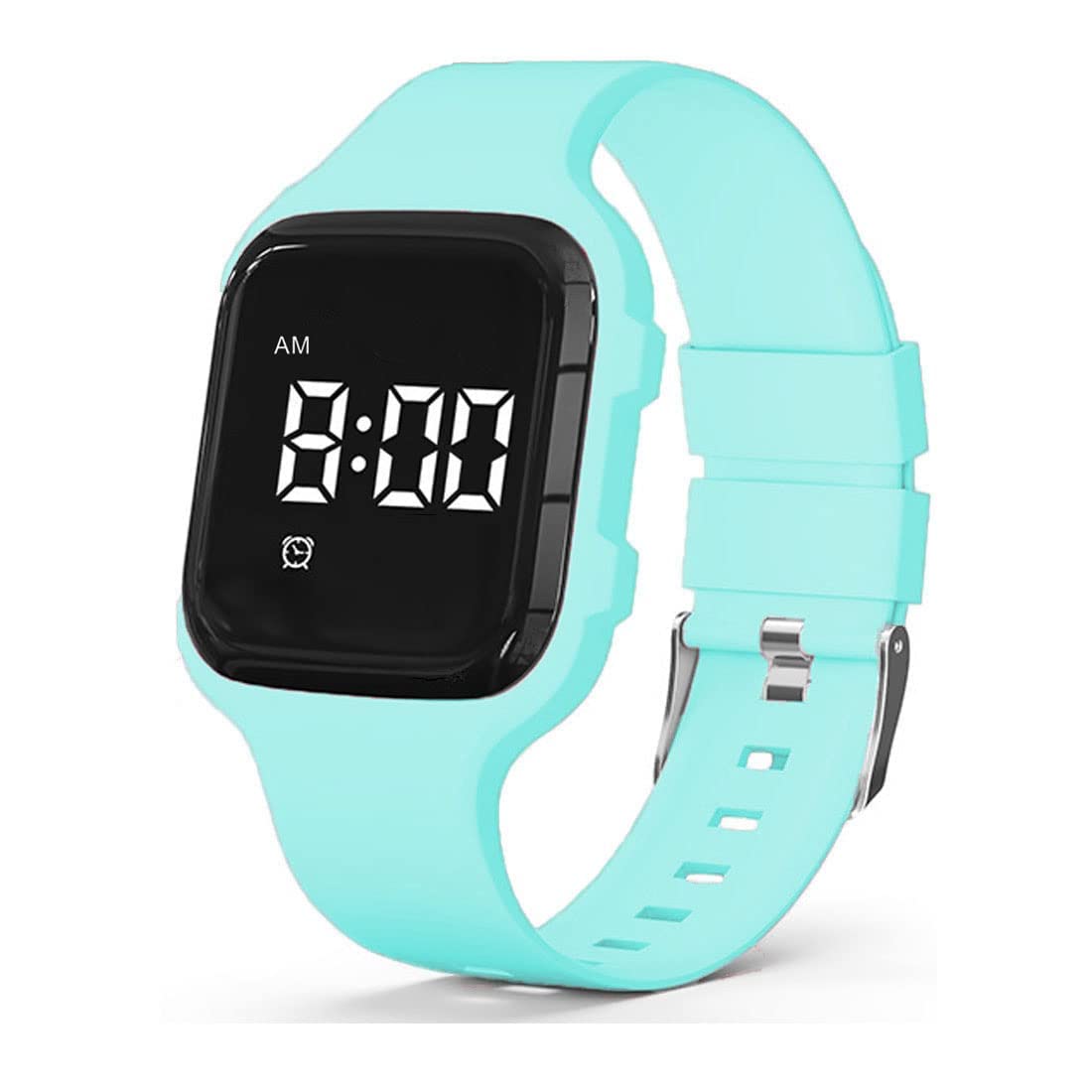 Buy now Vibrating Alarm Watch, Potty Training Watch Water Resistant Medical Reminder Wristband with Timer (Black) Light Green at indiglob india