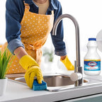 Buy now Clorox Regular Disinfecting Bleach Cleaner, 2 Pack Concentrated Liquid Bleach, Removes Mold, Mildew and Stains, Whitens, for Multi Purpose Cleaning and Laundry, 24 oz Bottles at indiglob india