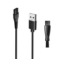 Charger Cord for OLOV Electric Trimmer YP-7032, Fit for OLOV Electric Groin Hair Trimmer, USB Charger Cord Compatible with OLOV Body Hair Trimmer for Bikini Women, with 1 Cleaning Brush