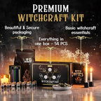 Buy now Wyspell Witchcraft Supplies Kit for Witch Altar 54PCS - Spell Candles for Witches - Crystals Spell Jars for Witches - Herbs for Spells - Beginner Witch Starter Box - Witchcraft Kit at indiglob india