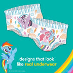 Buy now Pampers Training Pants - Easy Ups Girls & Boys - Size 4T-5T, 18 Count, My Little Pony Potty Underwear (Packaging May Vary) at indiglob india