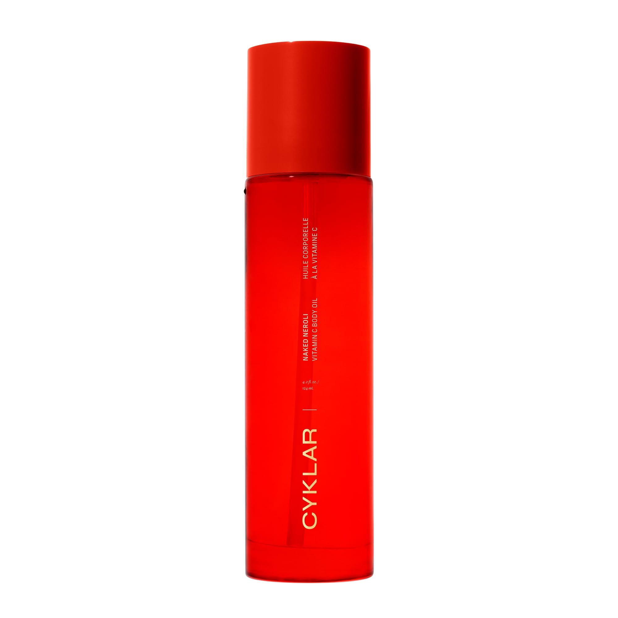 CYKLAR Vitamin C Body Oil for Women and Men. Moisturizing Vanilla Verve Scented Body Serum for Glowing Skin. Nourishing, Hydrating After-Shower and Bath Skin Care Moisturizer, 4.2 Fl Oz