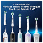 Buy now Oral-B Pro Sensitive Clean Electric Toothbrush Head, X-Shaped & Extra Soft Bristles for Gentle Brushing & Plaque Removal, Pack of 10 Toothbrush Heads, Suitable for Mailbox, White at indiglob india