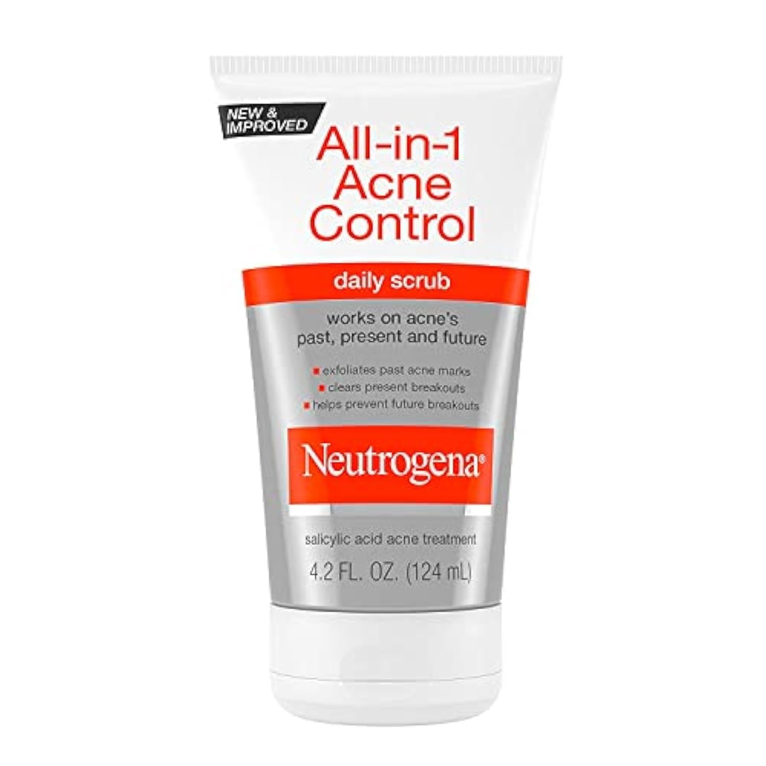 Buy now Neutrogena All-In-1 Acne Control Daily Face Scrub to Exfoliate and Treat Acne, Salicylic Acid Acne Treatment, 4.2 fl. oz at indiglob india