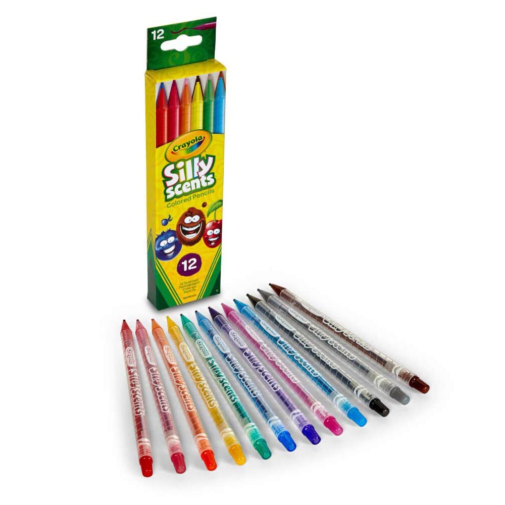 Buy now Crayola Silly Scents Twistables Colored Pencils, 12 count, Scented Art Tools, Assorted Colors, School Supplies at indiglob india
