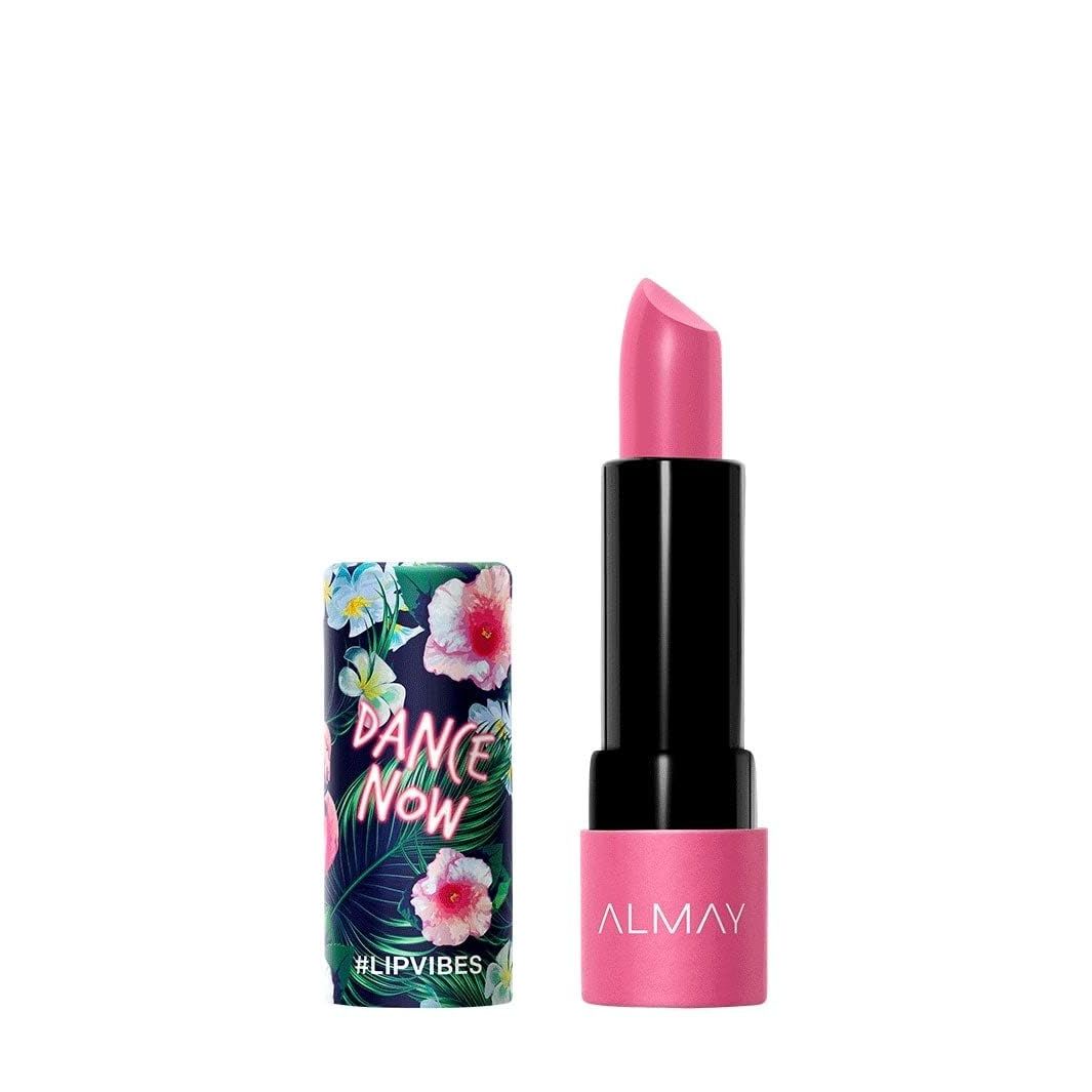 Buy now Almay Lip Vibes Lipstick with Vitamin E Oil & Shea Butter, Matte Finish, Hypoallergenic, Treat Yourself, 0.14 Oz 0.14 Ounce (Pack of 1) 005 Dance Now at indiglob india