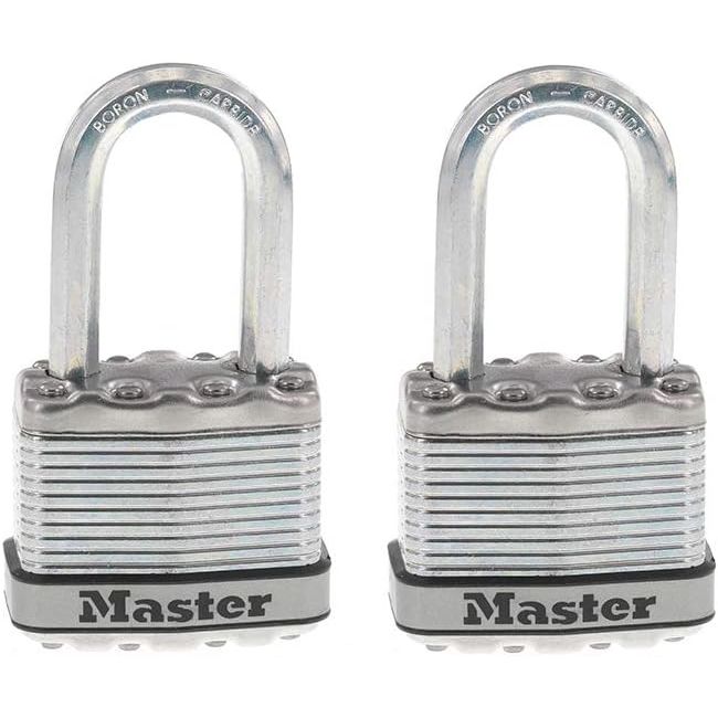 Buy now Master Lock M1XDLF Magnum Heavy Duty Padlock with Key, 1 Pack 2 Pack, Keyed-Alike Padlock at indiglob india