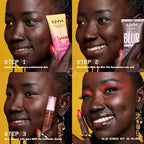 Buy now NYX PROFESSIONAL MAKEUP Blurscreen SPF 30 Primer, 3-in-1 Blurring Makeup Primer with Sunscreen, Vegan Formula with No White Cast or Greasy Feeling at indiglob india