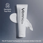 Venneir® Professional Toothpaste for Veneers, Implants, Bondings, Crowns & Sensitive Teeth — Stain Removing, Whitening, Natural, SLS Free, Pro Enamel Repair