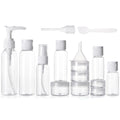 Buy now ALINK 16pcs Travel Size Toiletry Bottles Set, Tsa Approved Clear Cosmetic Makeup Liquid Containers with Zipper Bag at indiglob india