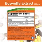 Buy now NOW Foods Boswellia Extract 500 mg Softgels, 90 Count x 2 at indiglob india