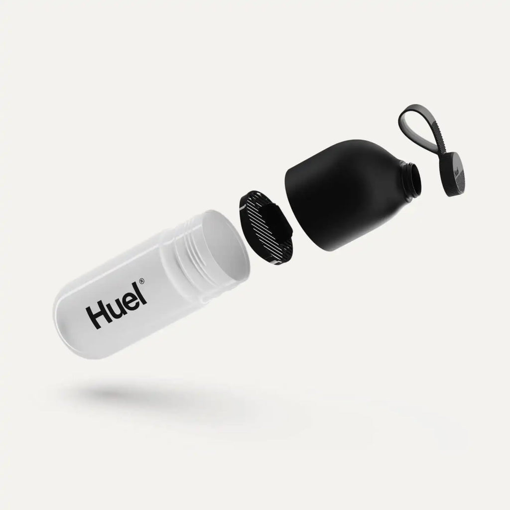 Huel Black Edition Shaker Bottle | BPA Free Long-Lasting Tritan Body 13.5oz