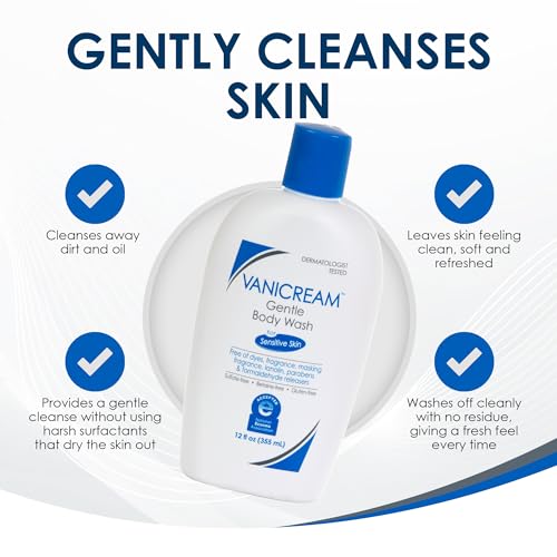 Buy now Vanicream Gentle Body Wash -12 fl oz - Formulated Without Common Irritants for Those with Sensitive Skin at indiglob india