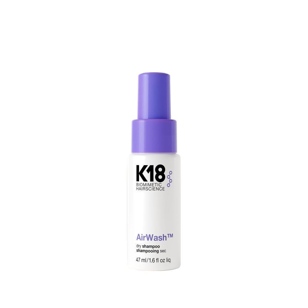 K18 AirWash™ Dry Shampoo, Non-Aerosol, Balances Scalp & Controls Excess Oil Production