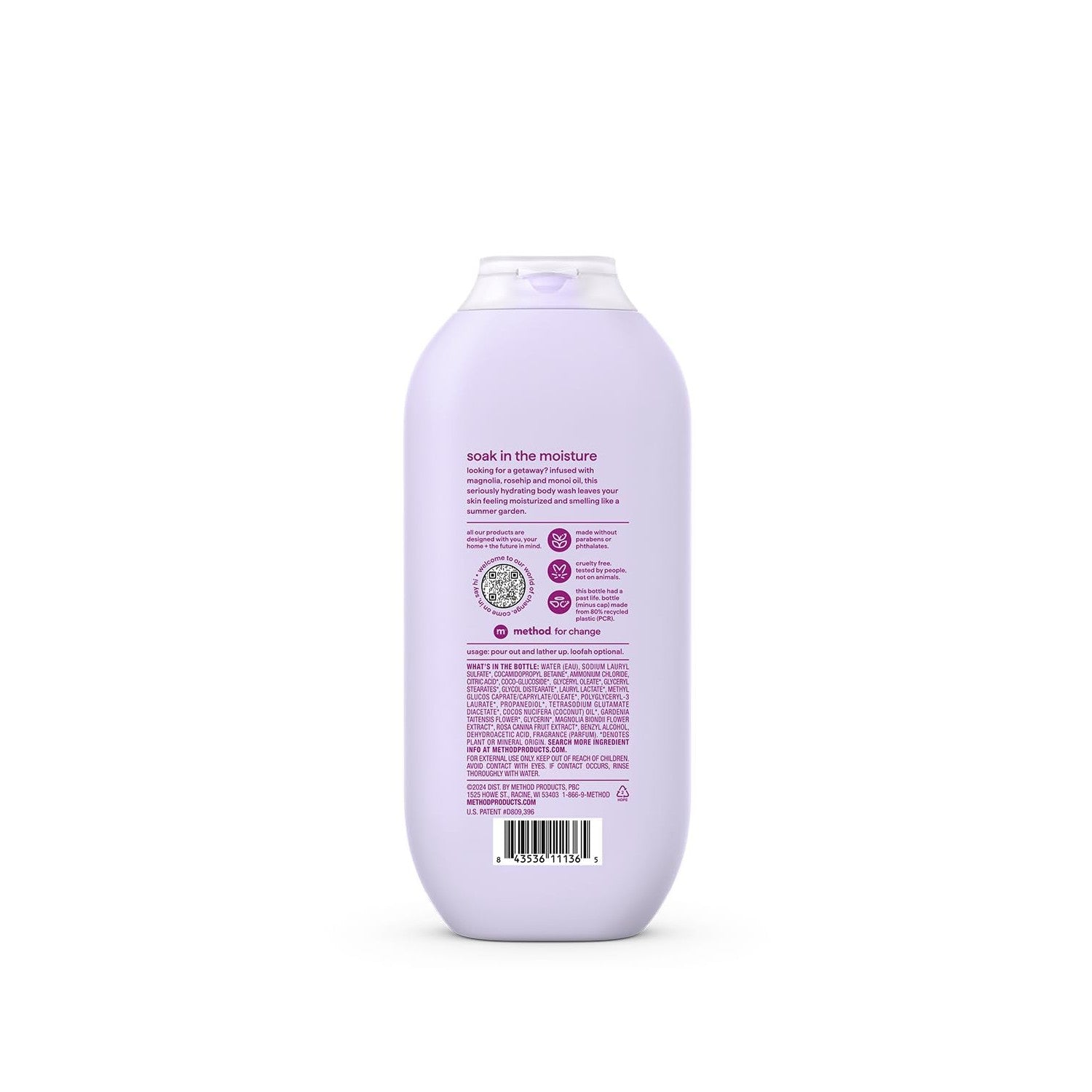 Buy now Method Body Wash, Pure Peace, Paraben and Phthalate Free, 18 oz (Pack of 1) Magnolia 18 Fl Oz (Pack of 2) at indiglob india