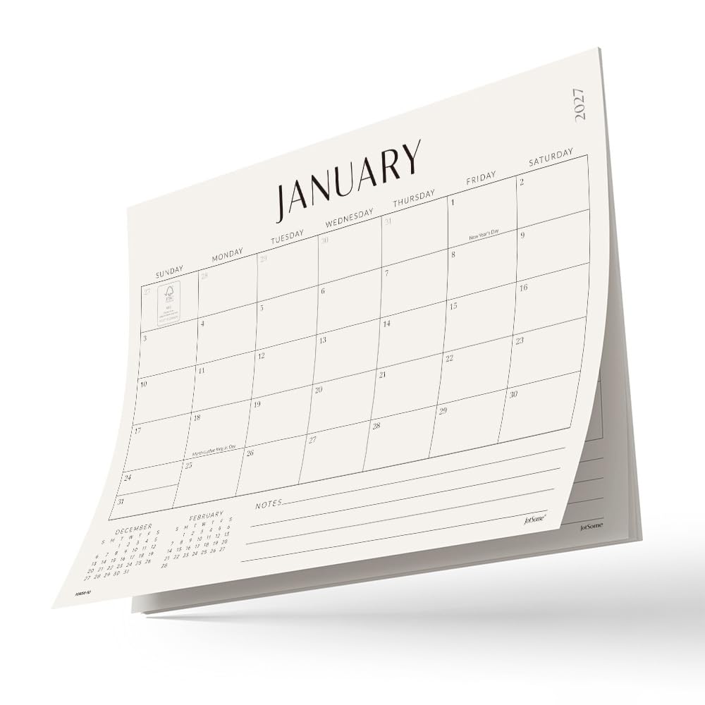 Jotsome Magnetic Calendar for Refrigerator 2026-2027