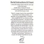 Buy now Religious Gifts Saint Joseph Statue Home Seller Kit with Prayer Card and Instructions at indiglob india