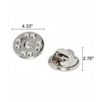 Lock Pin Backs for Lapel Pins, 50 Pack