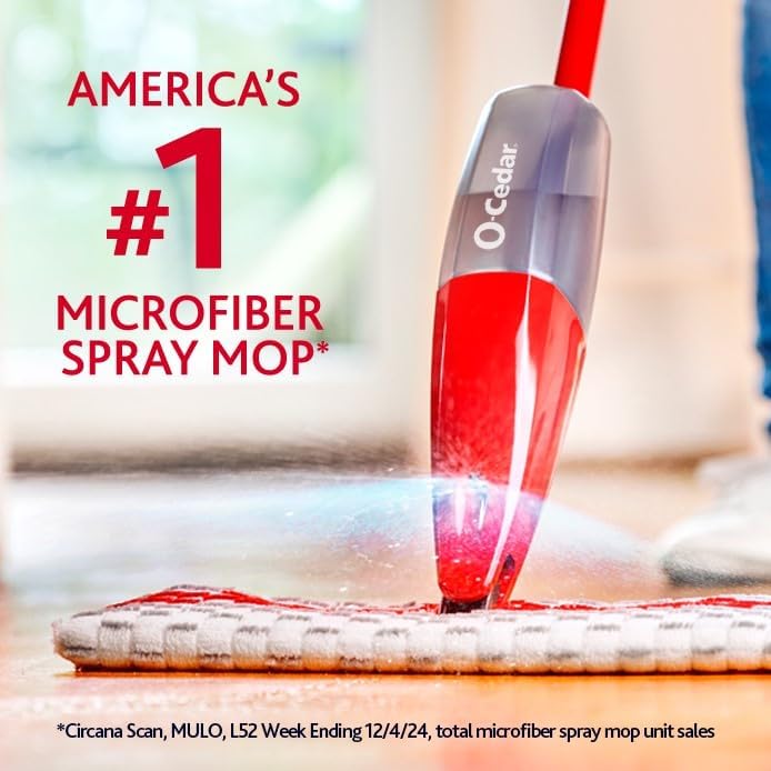 Buy now O-Cedar ProMist MAX Microfiber Spray Mop, Red at indiglob india