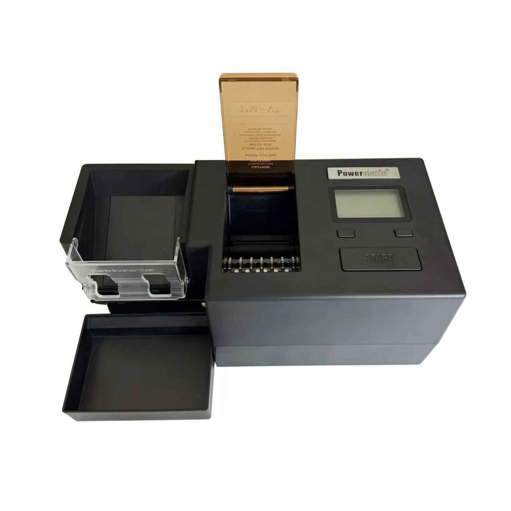 Powermatic V+ Electric Cigarette Injector Machine with Large Tobacco Hopper & Automatic Tube Loading