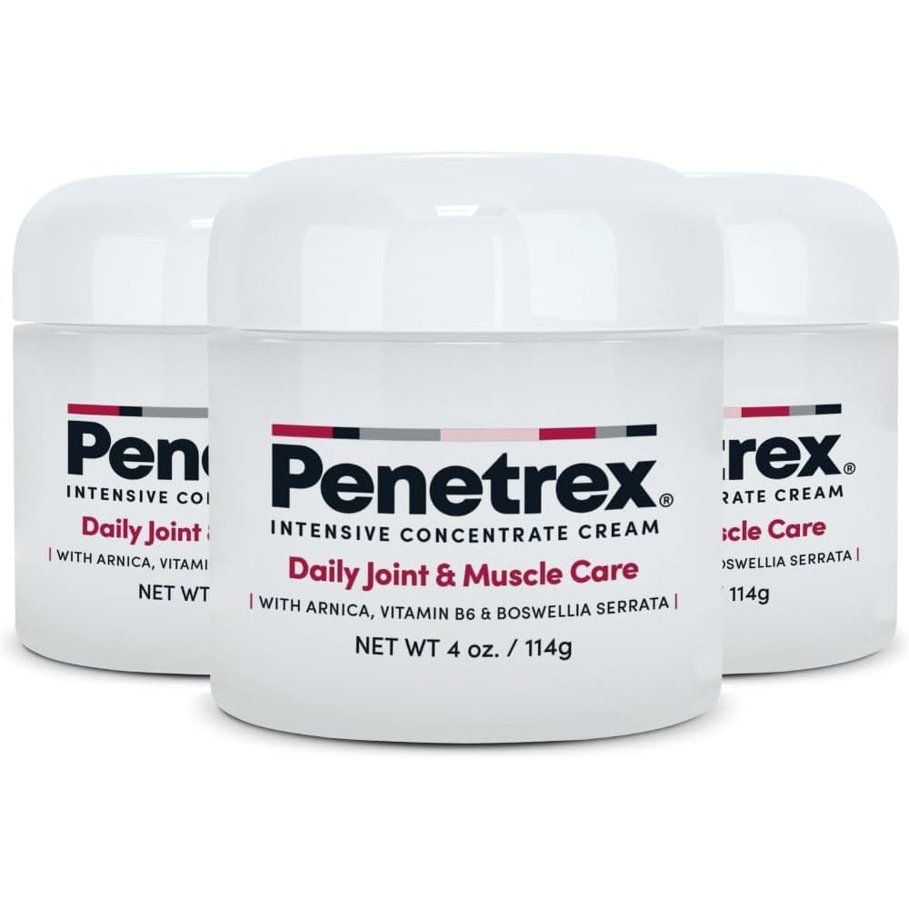 Buy now Penetrex Joint & Muscle Therapy - Soothing Muscle Rub for Back, Neck, Hands, Feet - Premium Whole Body Rub with Arnica, Vitamin B6 MSM & Boswellia - Non-Greasy 2oz Cream 4 Ounce (Pack of 3) at indiglob india