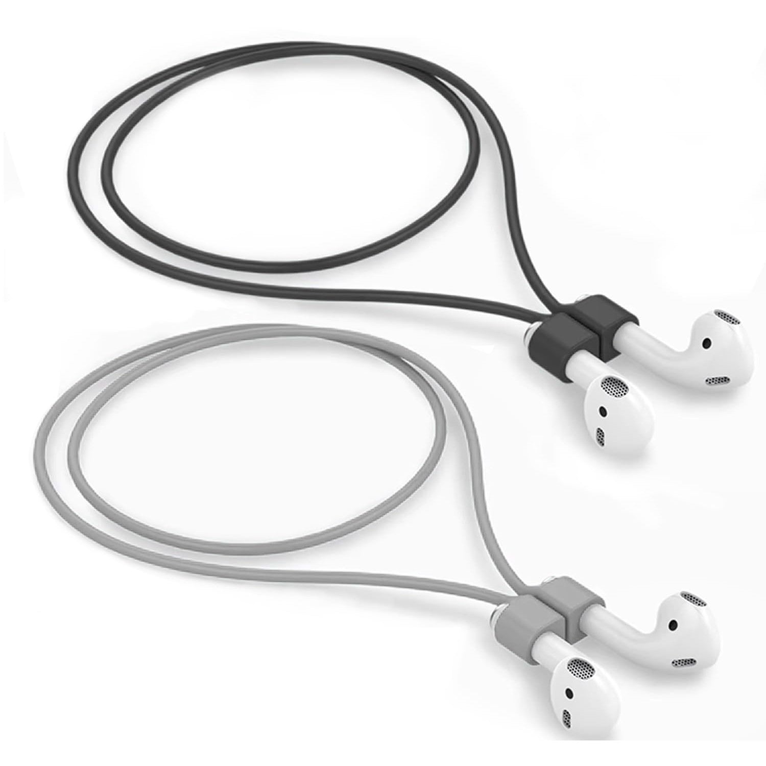 Buy now 5 Pack Ultra Strong Magnetic AirPods Pro Straps, Anti-Lost Neck Cord for AirPods Pro 3 2025,AirPods 4th, AirPods Pro 2nd/1st, AirPod 3rd, AirPod 2nd/1st - 5 Pcs Silicone Sports Lanyard and 2 Ear Hook C4-black+grey at indiglob india
