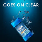 Buy now Gillette Antiperspirant and Deodorant for Men, 72hr Sweat & Odor Protection, Long Lasting Freshness, Anti-White Mark Technology, Clear Gel, Tropical Breeze Scent, 3.8 oz (Pack of 3) at indiglob india