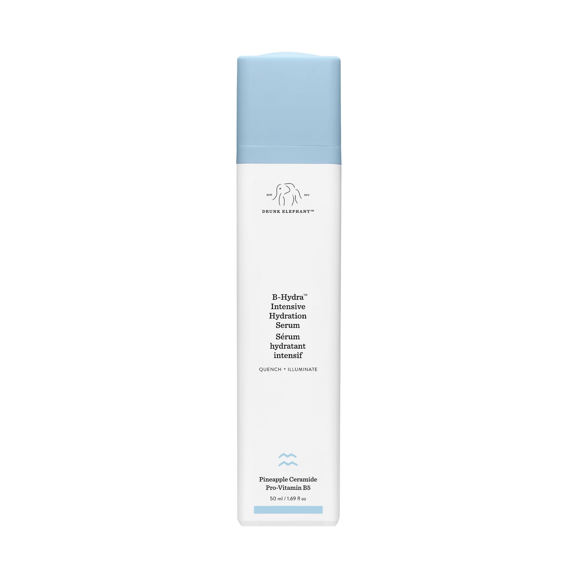 Buy now Drunk Elephant B-Hydra Hydration Serum - 50 ml/1.69 fl oz - Hydrating Vitamin B Serum - Clean Clinical Skincare - Cruelty-Free - Dermatologist-Tested - Free of Essential Oils, Silicones, and Fragrance at indiglob india