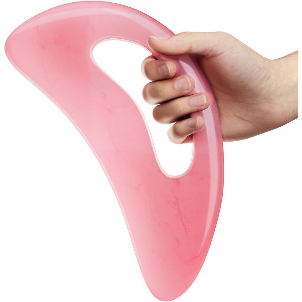 Buy now AICNLY Large Gua Sha Massage Tool, Lymphatic Drainage Massager, Muscle Scraping Massage Tools, Body Sculpting Anti Cellulite Tools for Man and Women (Pink) at indiglob india