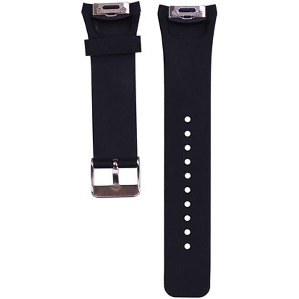 Buy now ECSEM Large Silicone Replacement Wristbands Compatible with Samsung Gear S2 SM-R720 SM-R730 Smartwatch - Gear S2 Band/Strap - Black Default at indiglob india