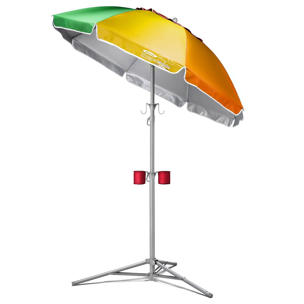 Buy now Wondershade Ultimate Portable Sun Shade Umbrella, Lightweight Adjustable Instant Sun Protection - Pink Rainbow at indiglob india