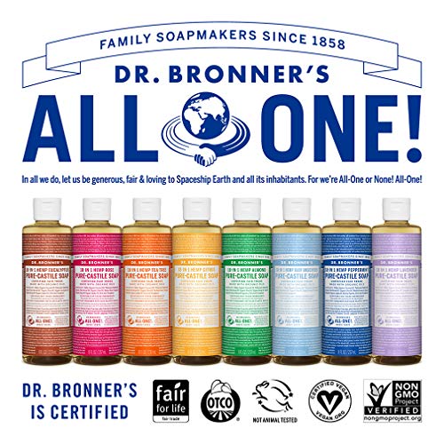 Buy now Dr. Bronner's - Pure-Castile Liquid Soap (Citrus, 8 ounce) - Made with Organic Oils, 18-in-1 Uses: Face, Body, Hair, Laundry, Pets and Dishes, Concentrated, Vegan, Non-GMO at indiglob india