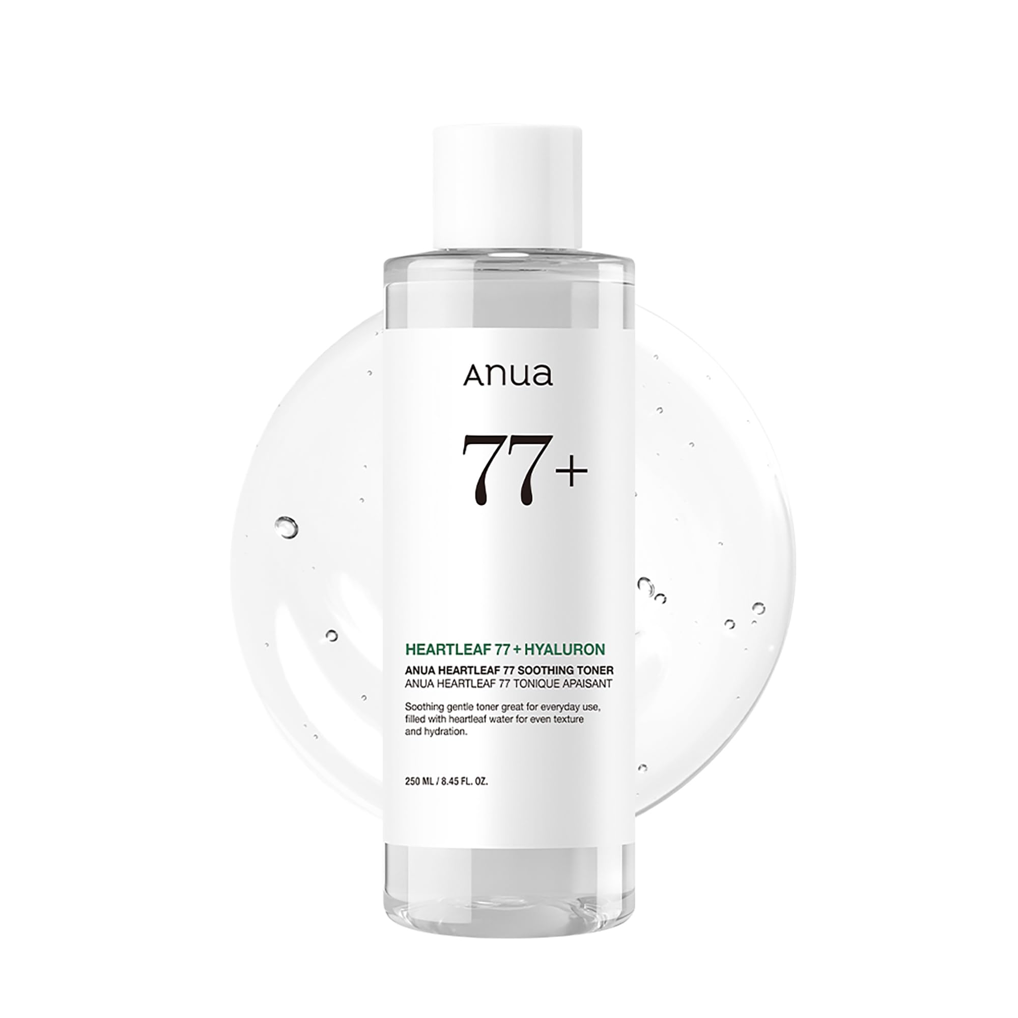 Anua Heartleaf 77 Soothing Toner, 8.45 fl.oz | Moisturizing & Calming Facial Toner for Glass Skin, Hyaluronic Acid, Lightweight Hydration for Sensitive Skin, Redness Relief