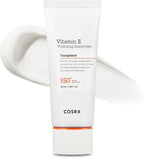 Buy now COSRX Vitamin E Vitalizing Face Sunscreen SPF 50, 1.69 fl oz, SPF Moisturizer, Lightweight under Makeup, Travel Essentials, Summer Essentials, Korean Skin Care, Korean Sunscreen for Face at indiglob india
