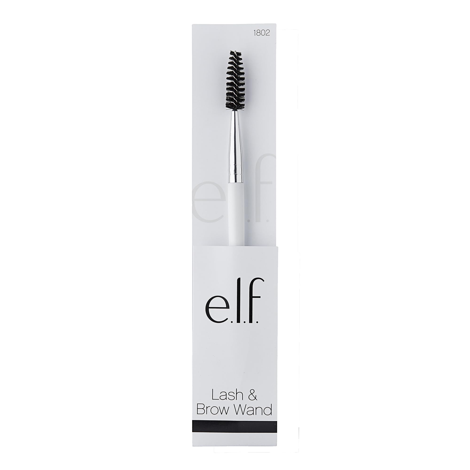 e.l.f. Eyelash & Brow Wand, Spoolie Brush To Define & Shape Lashes & Eyebrows, Creates Perfect Brows & Full, Lush Lashes, Vegan & Cruelty-Free