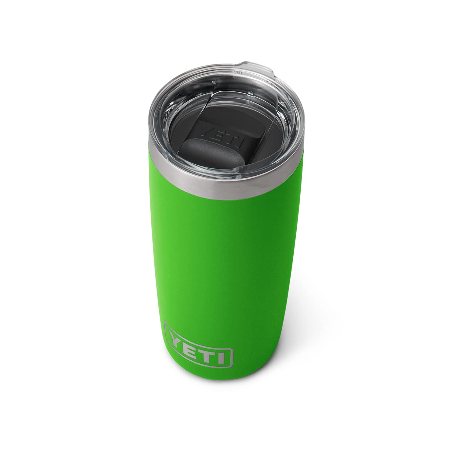 Buy now YETI Rambler 10 oz Tumbler, Stainless Steel, Vacuum Insulated with MagSlider Lid, Tropical Pink Canopy Green at indiglob india
