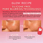 Buy now Glow Recipe Strawberry BHA Serum + Poreless Face Primer for Makeup - Silicone-Free Blurring Matte Primer to Reduce Shine & Prolong Wear - Hybrid Korean Skin Care for Oil Control & Smooth Texture, 30ml at indiglob india