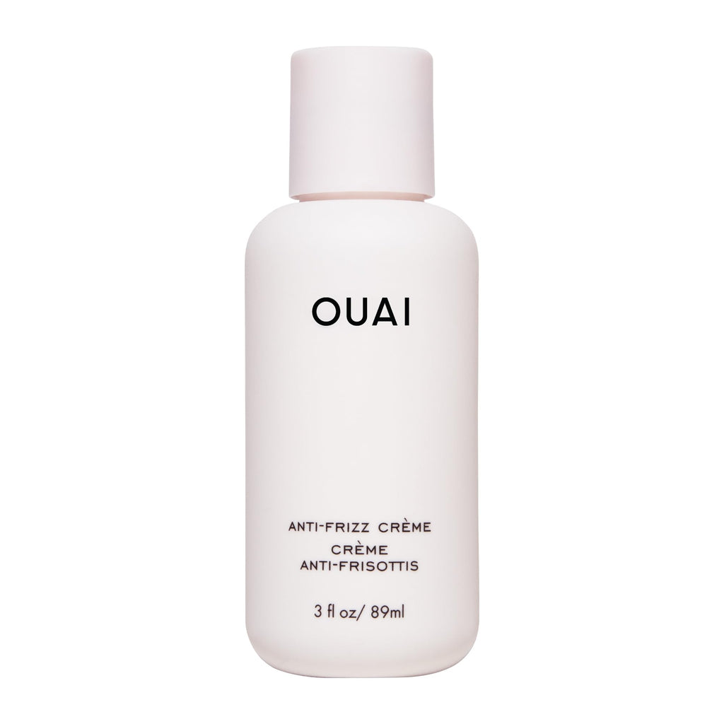 OUAI Anti Frizz Cream Travel Size - Phthalate & Sulfate Free (3 oz) | Moisturizing Hair Cream with Frizz Control & Heat Protection - Provides Hydration with Jackfruit & Beetroot Extract