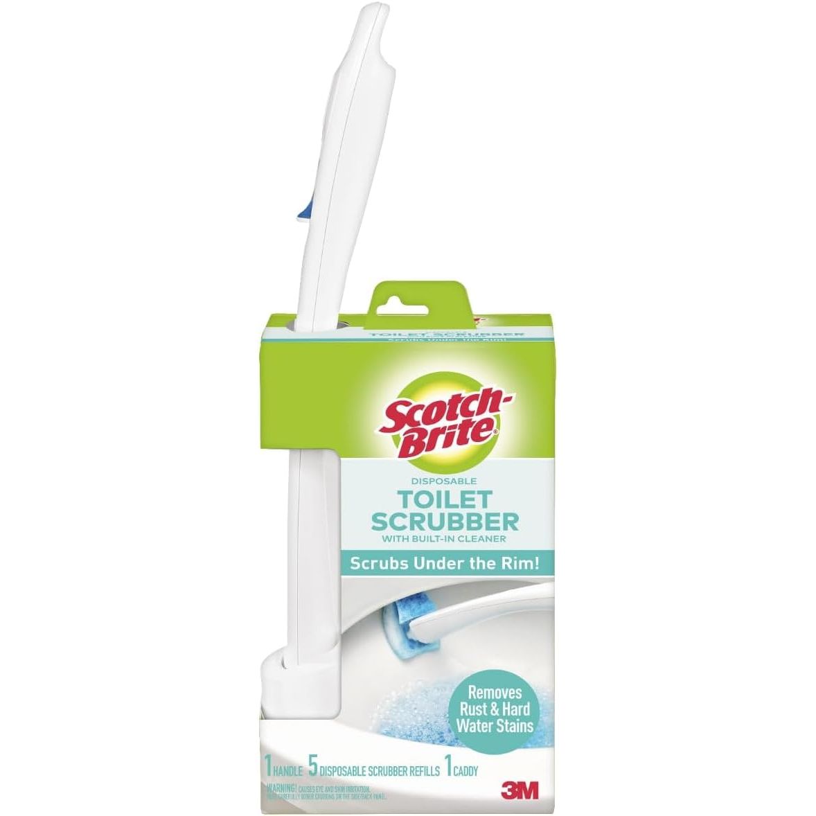 Buy now Scotch-Brite Disposable Toilet Scrubber Refills, Removes Rust & Hard Water Stains, 10 Disposable Refills Blue 1 Count (Pack of 1) at indiglob india