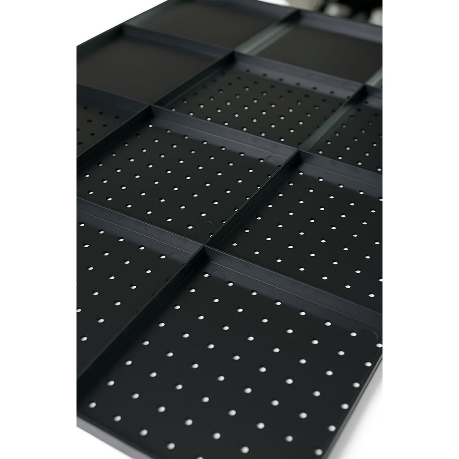 Buy now WallPeg 2 Black Pegboard Panels (24"x16" Each) with 36 Assorted Peg Hooks – Heavy-Duty Peg Board Garage Organizer Kit – Patented Flex-Lock Hooks – Made in USA Wall Storage System at indiglob india
