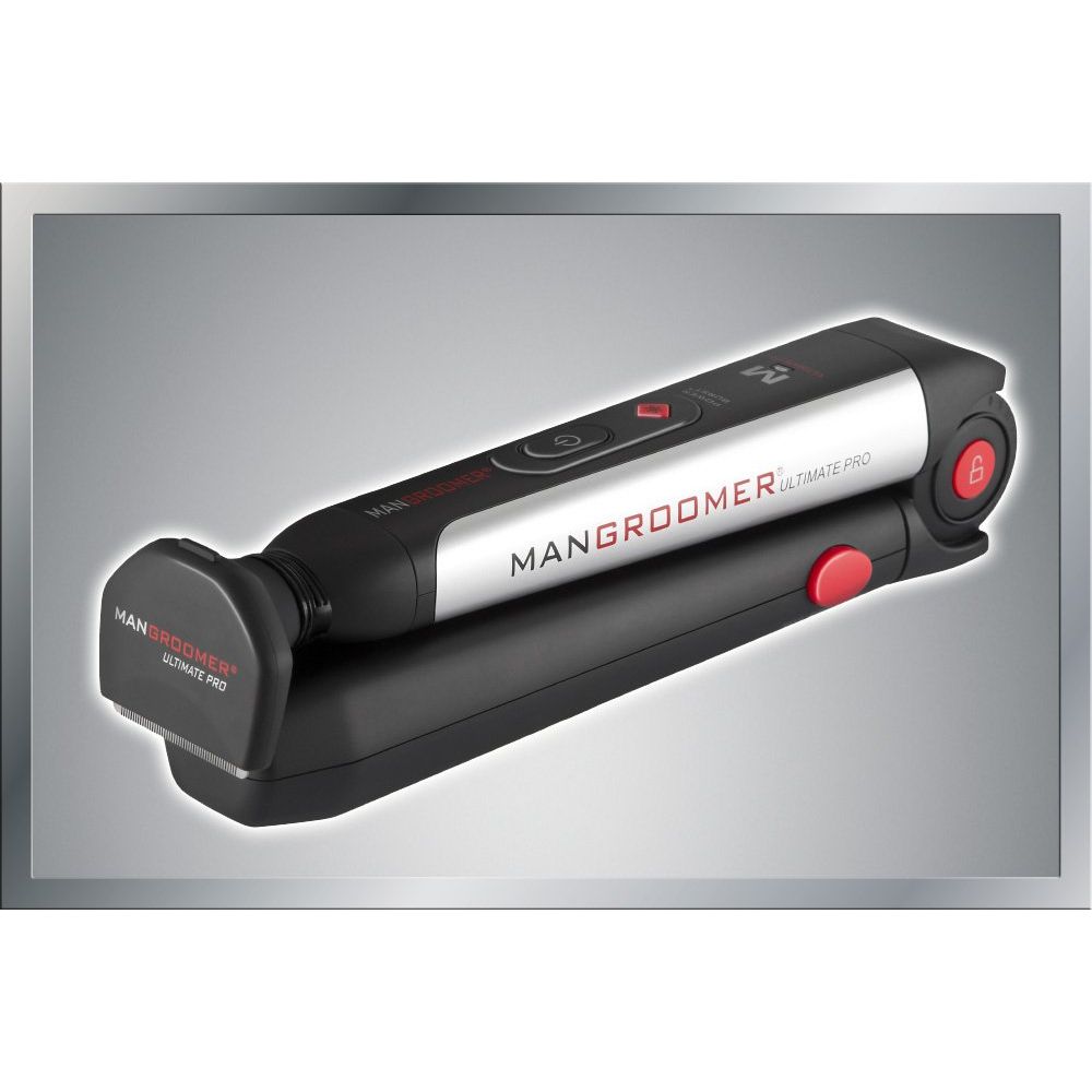 Buy now MANGROOMER - ULTIMATE PRO Back Shaver with 2 Shock Absorber Flex Heads, Power Hinge, Extreme Reach Handle and Power Burst at indiglob india