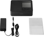 Canon Selphy CP1500 Photo Printer Bundle (Black) with KP-108 Paper (108 Sheets) 3 Color Ink Cartridges & Tudak Cleaning Cloth – Wireless Compact Dye-Sub Printer Kit